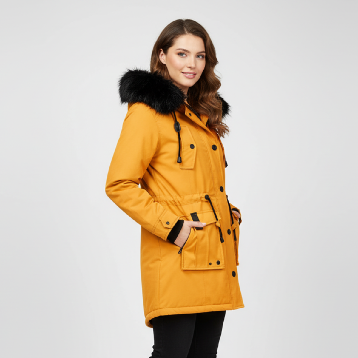Frieda | Women's Cotton Parka Jacket - Stylish Winter Coat for Cold Weather, Comfortable Fit, Available in Multiple Sizes