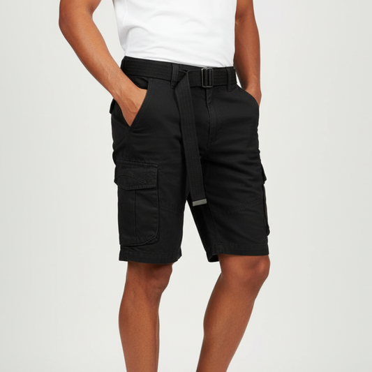 Men's Cargo Shorts with Multiple Pockets – Durable Utility Shorts for Hiking and Everyday Wear
