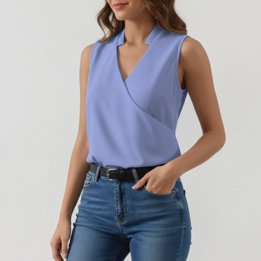 Women's V-Neck Tank Top - Casual Summer Going Out Top, Lightweight and Comfortable, Perfect for Warm Days, Sizes S-XL