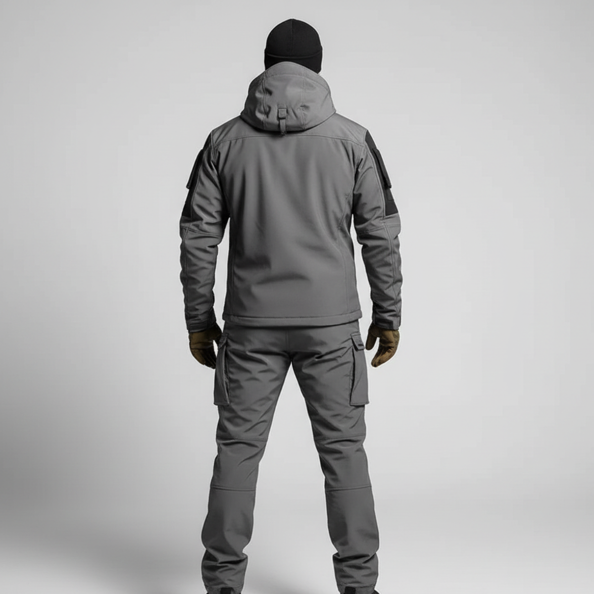 Men's Waterproof Hiking Pants and Jacket Set – Durable Softshell Outdoor Clothing for Hiking and Camping