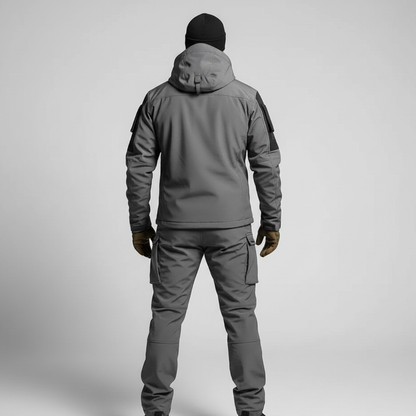 Men's Waterproof Hiking Pants and Jacket Set – Durable Softshell Outdoor Clothing for Hiking and Camping